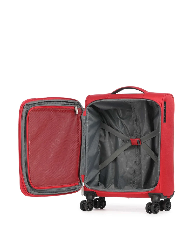 American Tourister Cloudrider S Maleta con 4 ruedas astral red