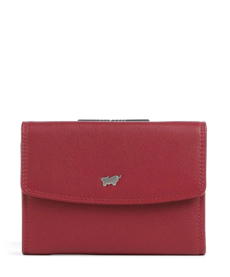 Braun Büffel Golf Monedero rot