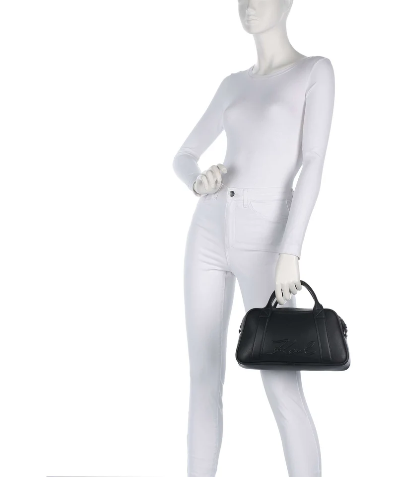 Karl Lagerfeld K/Ville Medium Bolso de mano black/nickel