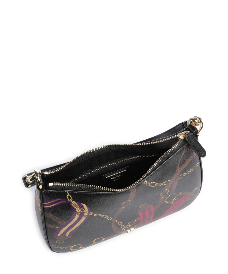 Lauren Ralph Lauren Danni 26 Bolso de hombro holiday equestrian belting/black