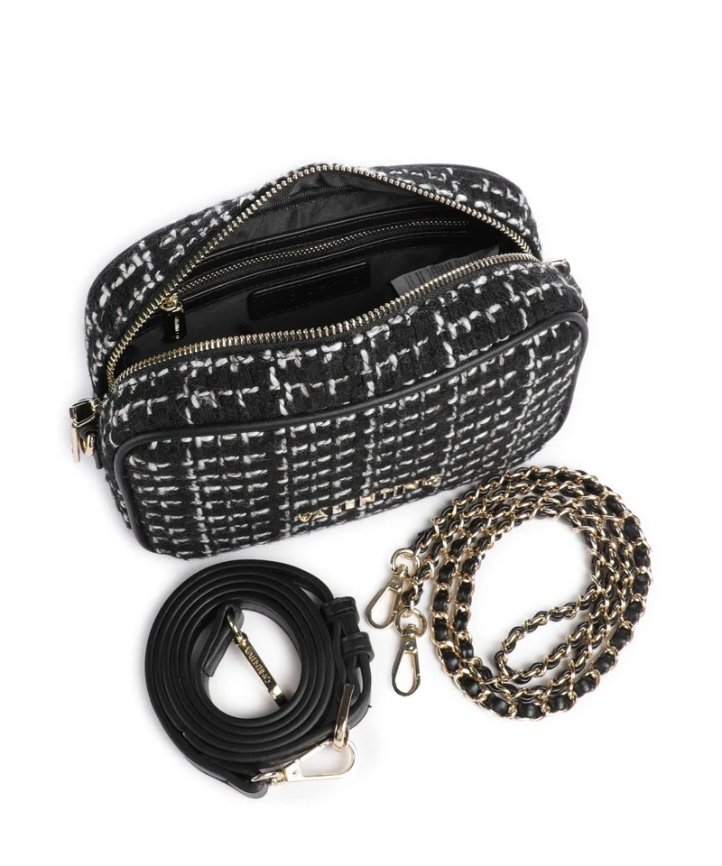 Valentino Bags Tweed Bandolera nero/multicolour