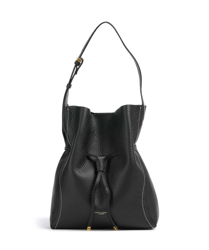 Gianni Chiarini Sienna Bucket bolso de mano nero