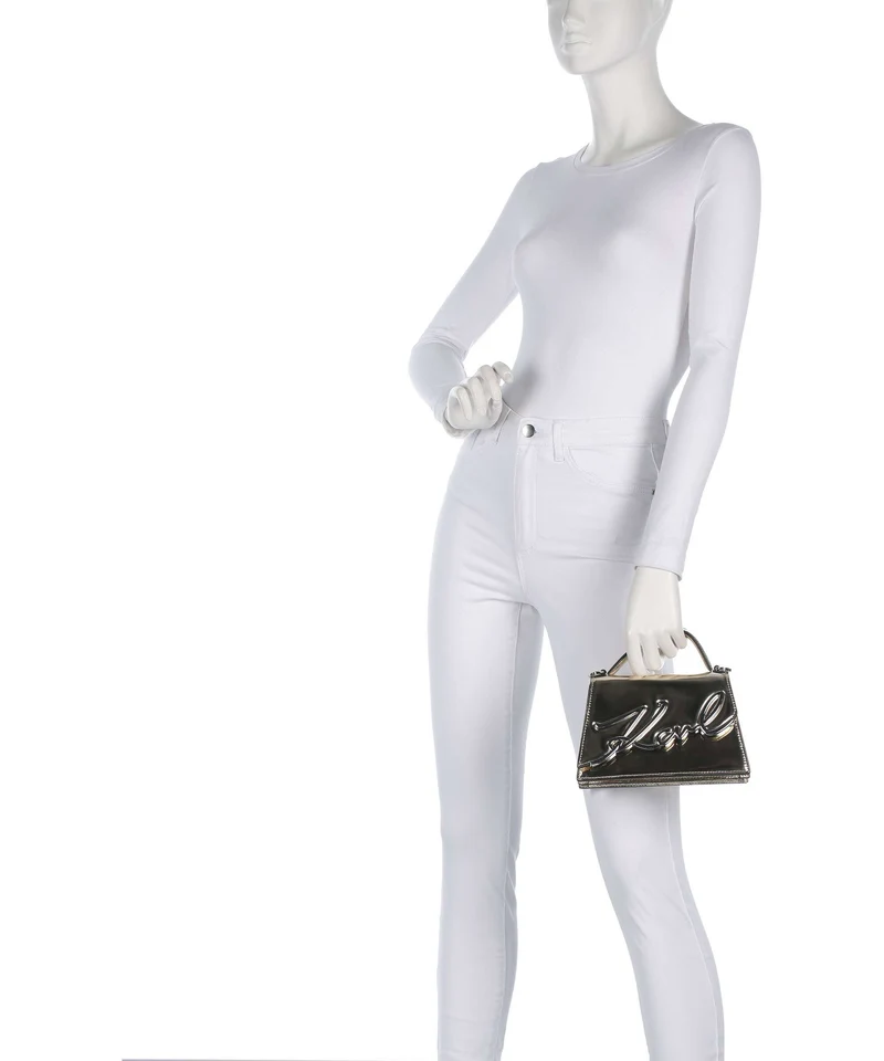 Karl Lagerfeld K/Signature 2.0 Bandolera light gold