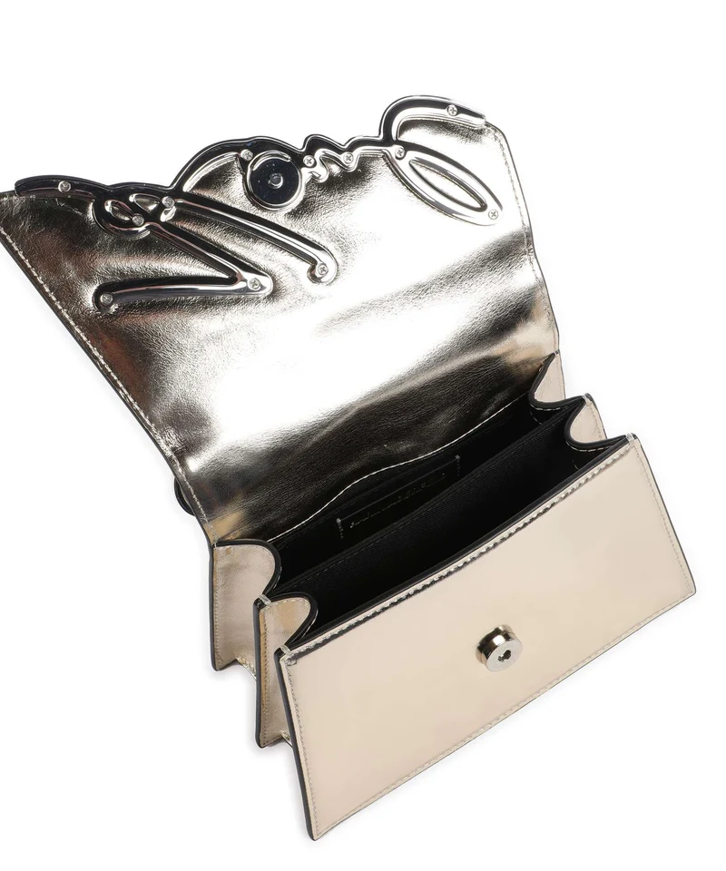 Karl Lagerfeld K/Signature 2.0 Bandolera light gold