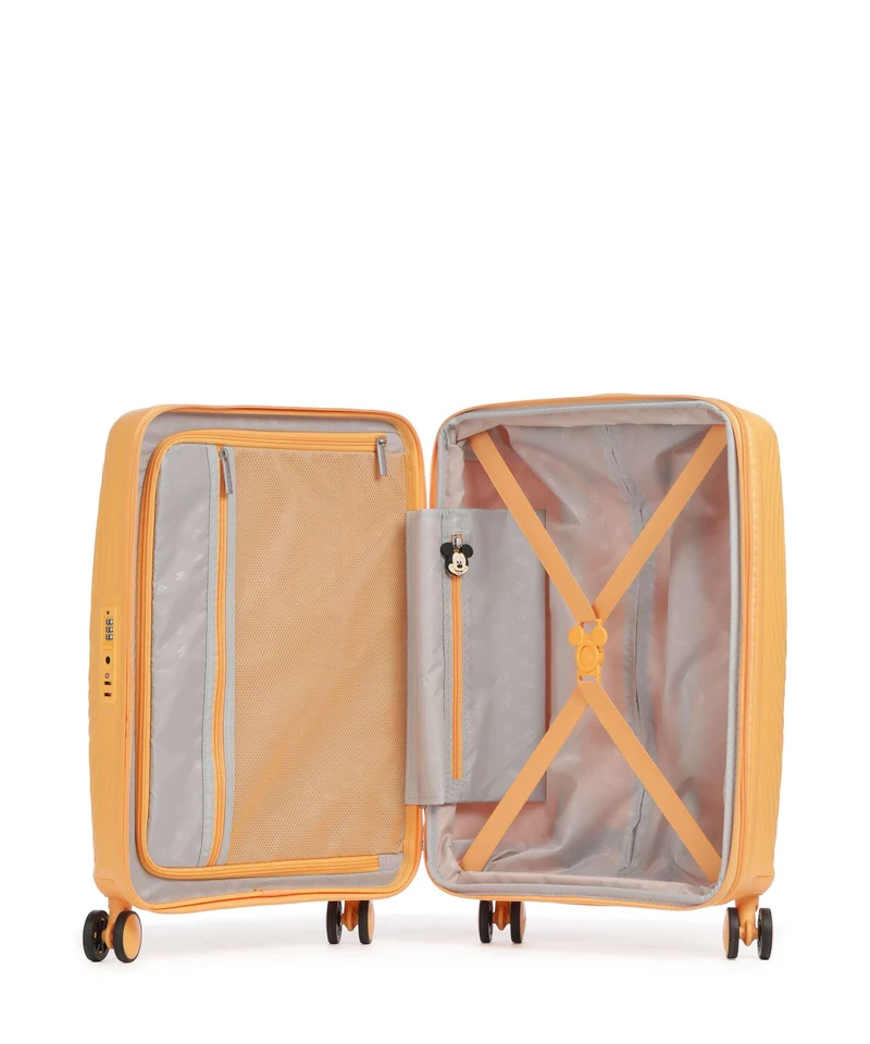 American Tourister Mickey Magic Maleta con 4 ruedas mickey peachy orange