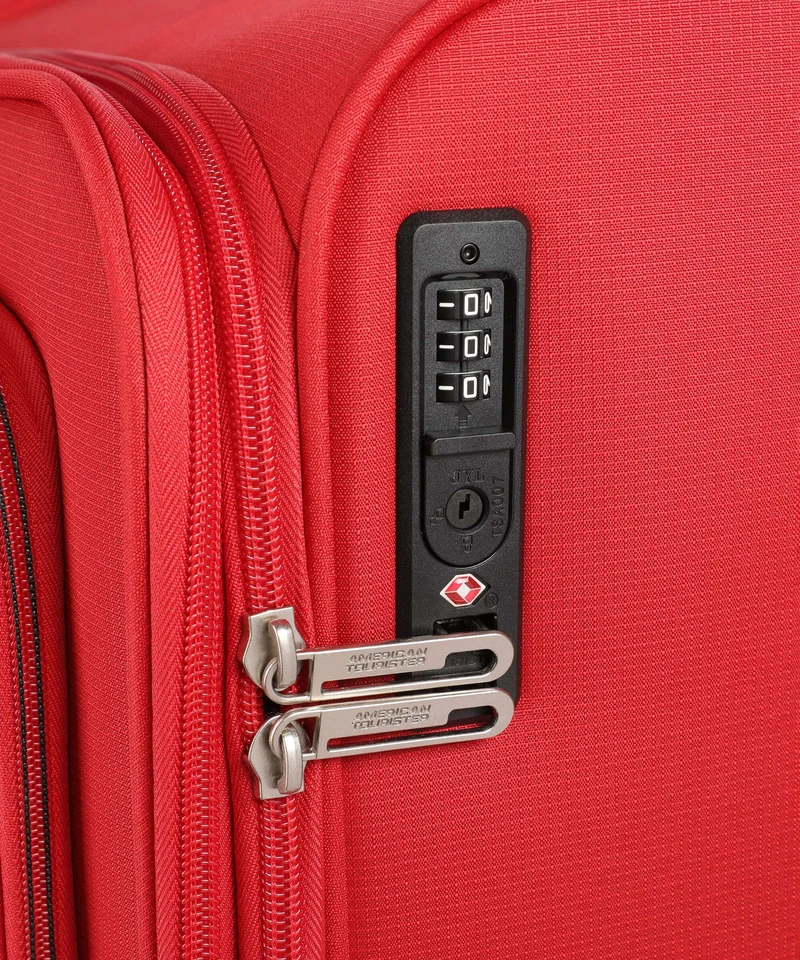 American Tourister Cloudrider L Maleta con 4 ruedas astral red
