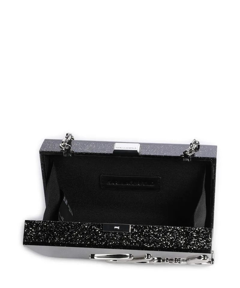 Karl Lagerfeld K/Soiree Bandolera black embellishment