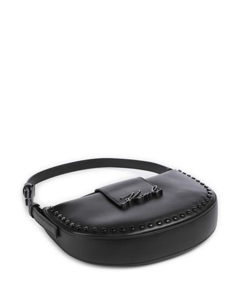 Karl Lagerfeld K/Signature Bolso de hobo black embellishment