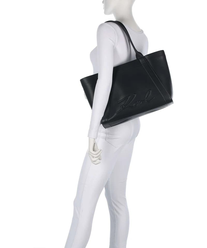 Karl Lagerfeld K/Ville Medium Bolsa shopping black/nickel