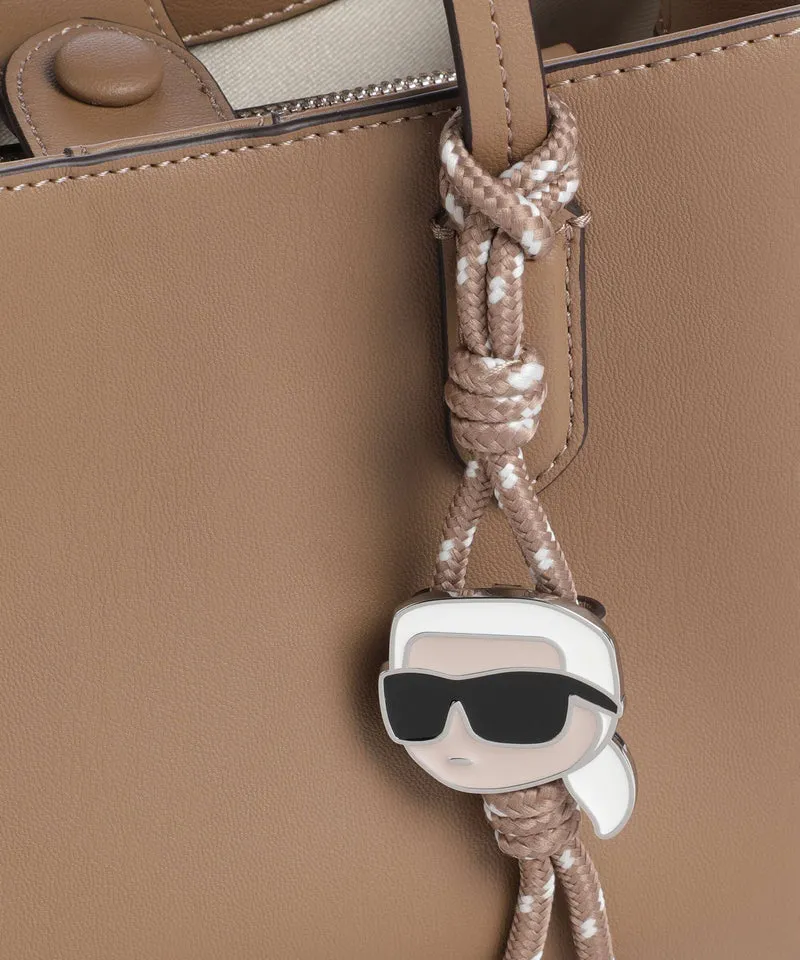 Karl Lagerfeld Ikon Small Bolso de mano mushroom brown