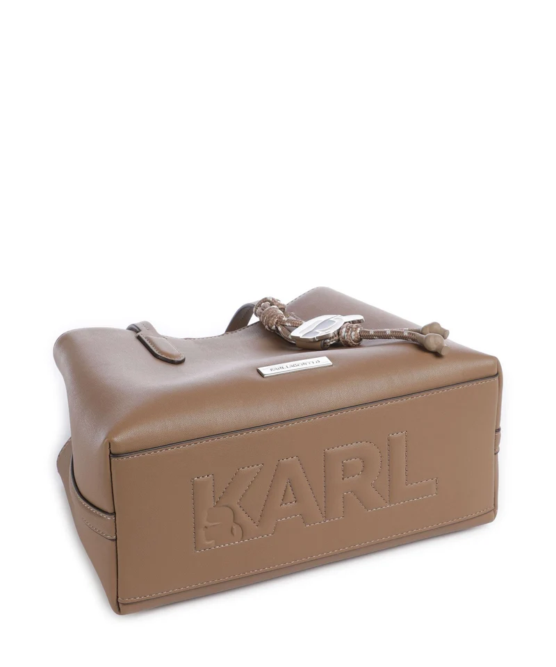 Karl Lagerfeld Ikon Small Bolso de mano mushroom brown