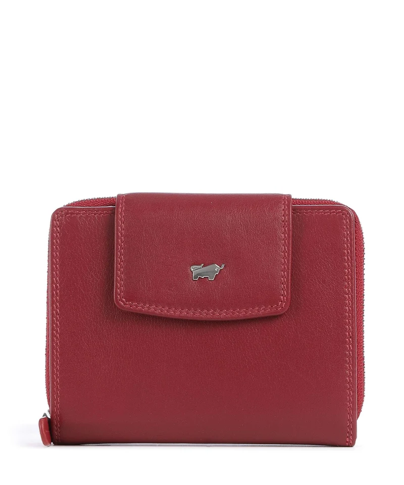 Braun Büffel Golf Monedero rot