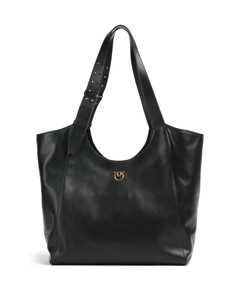 Pinko Bolsa shopping nero/antique gold