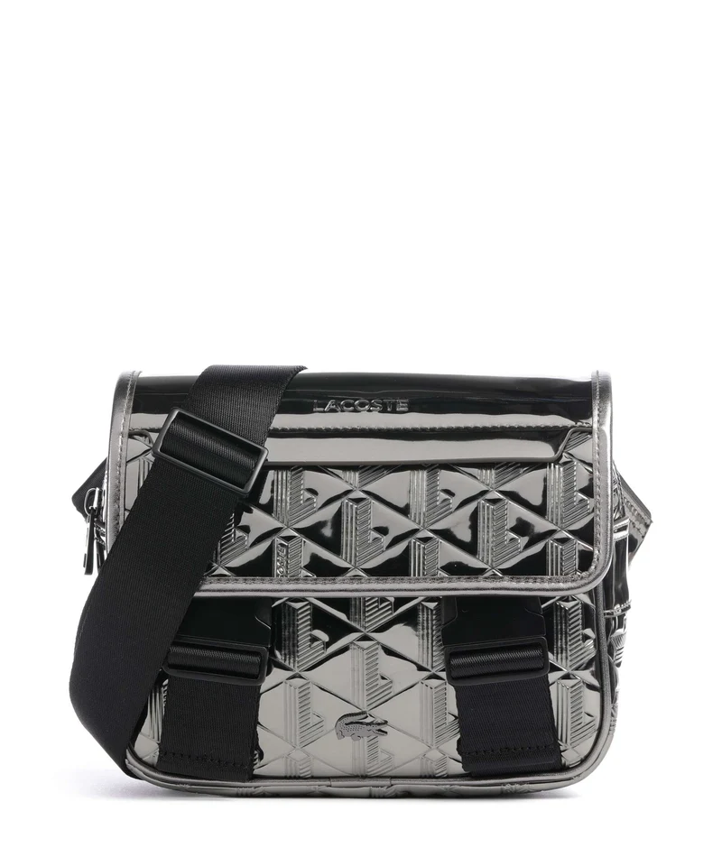 Lacoste Holiday Bandolera silver/black