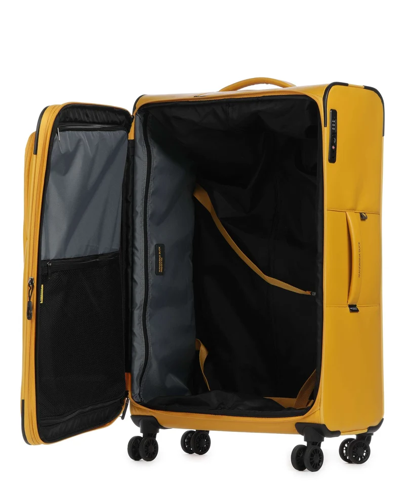 Mandarina Duck Eco Coated Maleta con 4 ruedas duck yellow