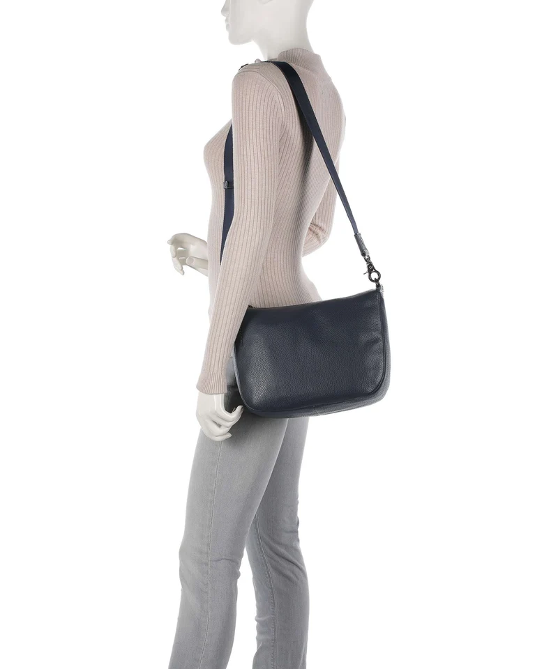 Mandarina Duck Mellow Leather Bandolera dress blue