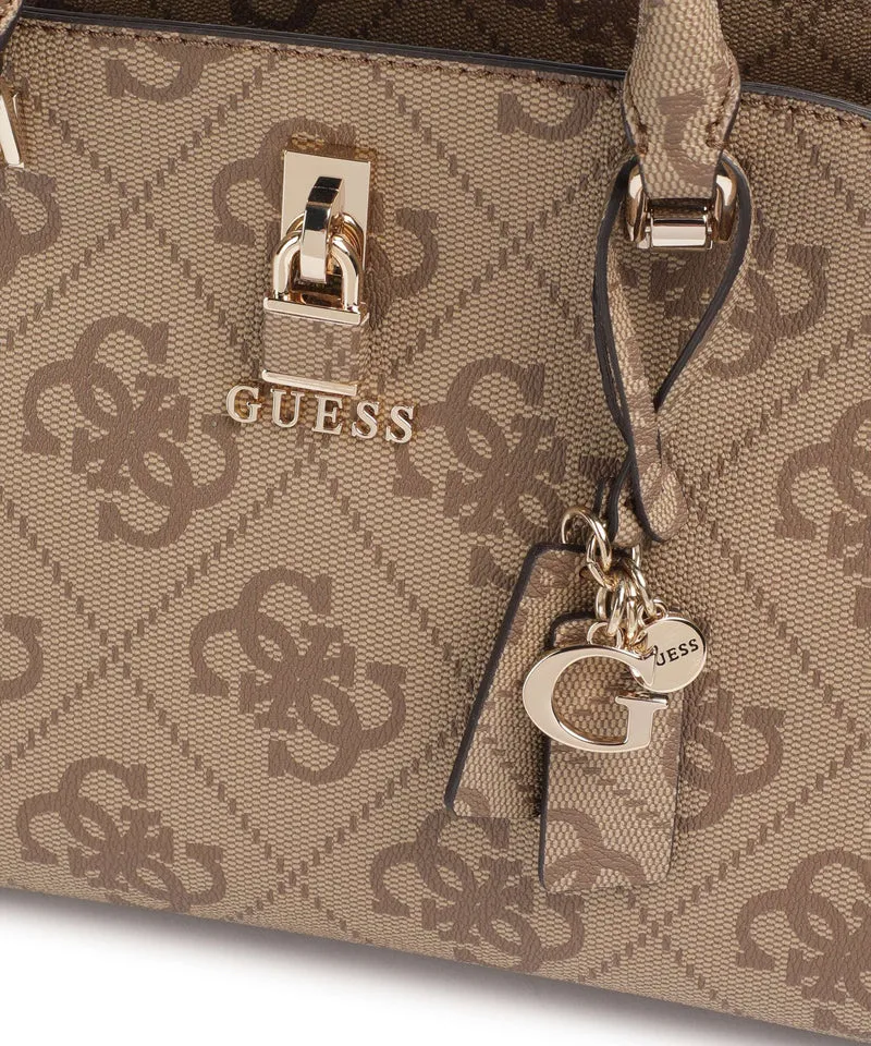 Guess Queensland Big 4G Logo Bolso de mano latte logo