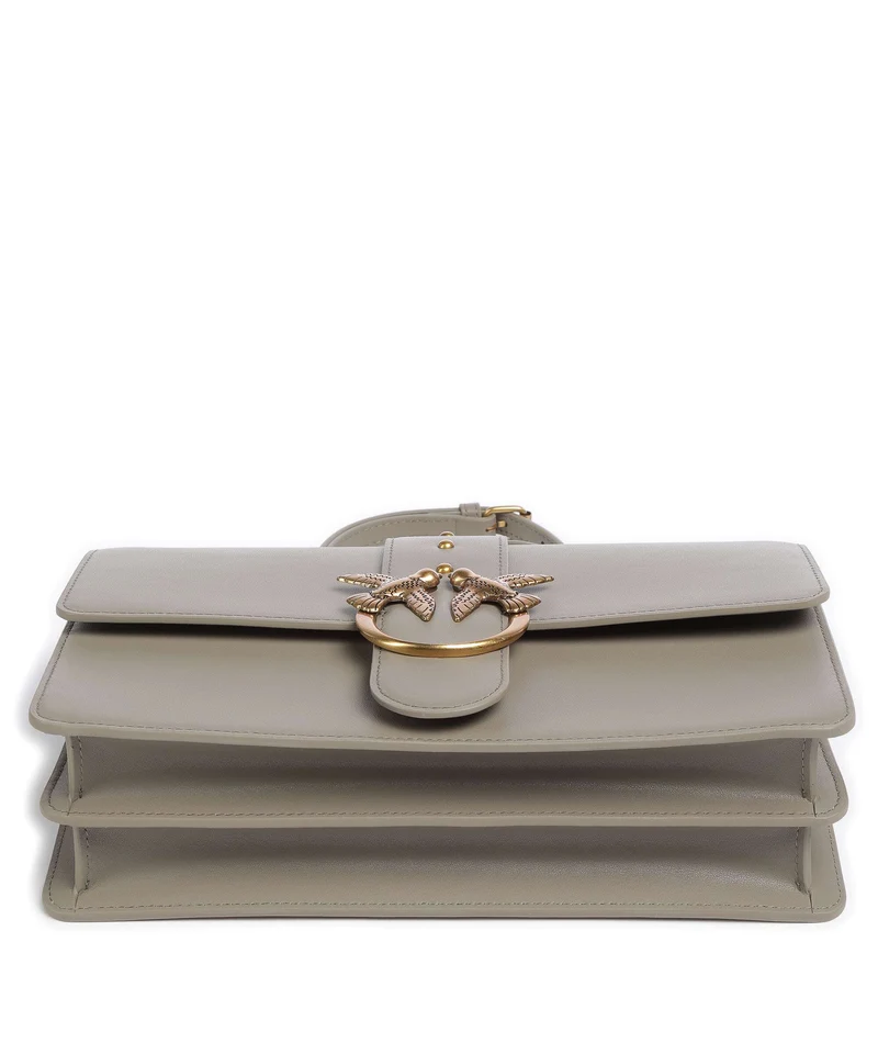 Pinko Love One Classic Bandolera noce/antique gold