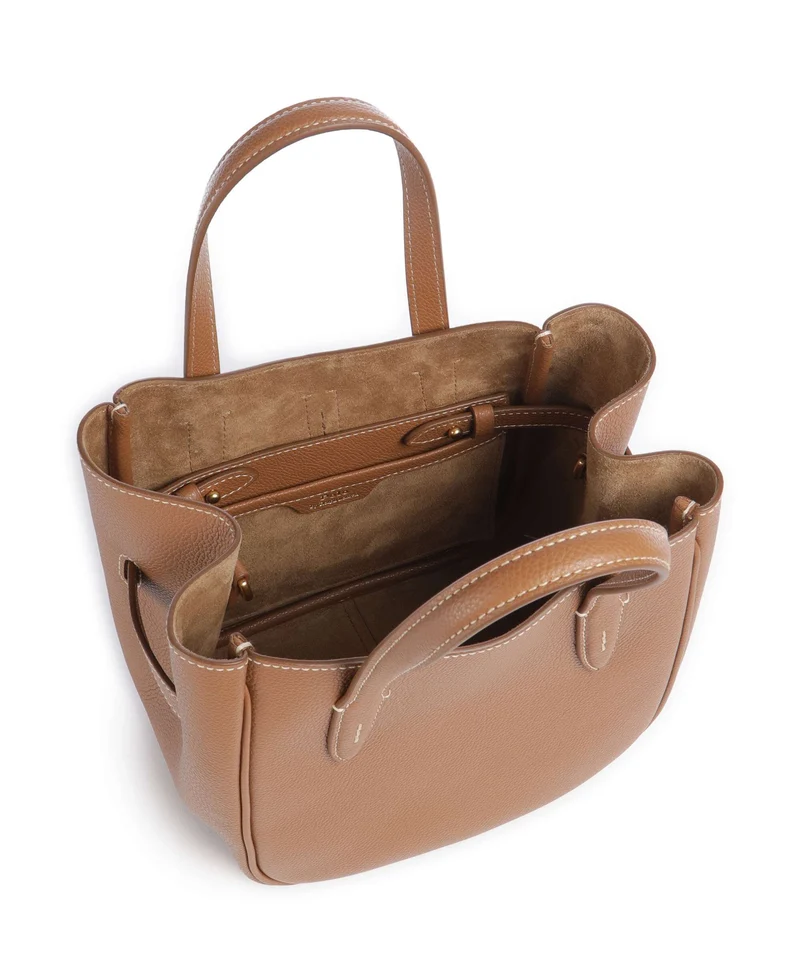 Polo Ralph Lauren ID Collection Small Bolso de mano toffee