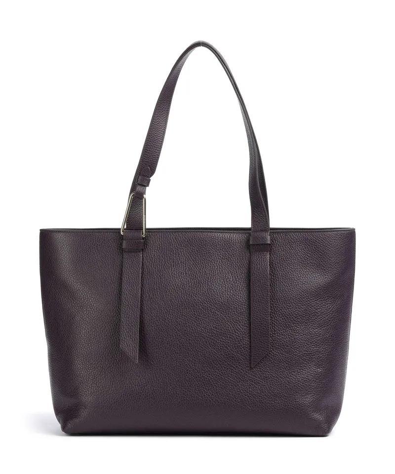 Coccinelle Malory Bolsa shopping prune