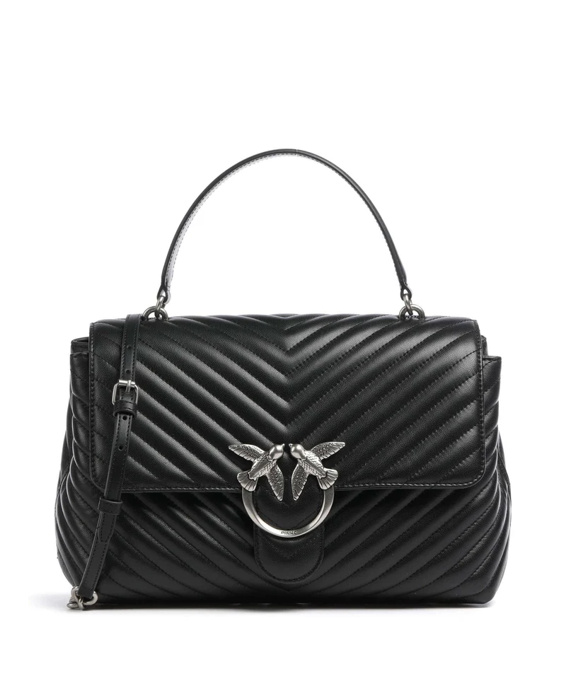 Pinko Love Lady Puff Big Bolso de mano nero