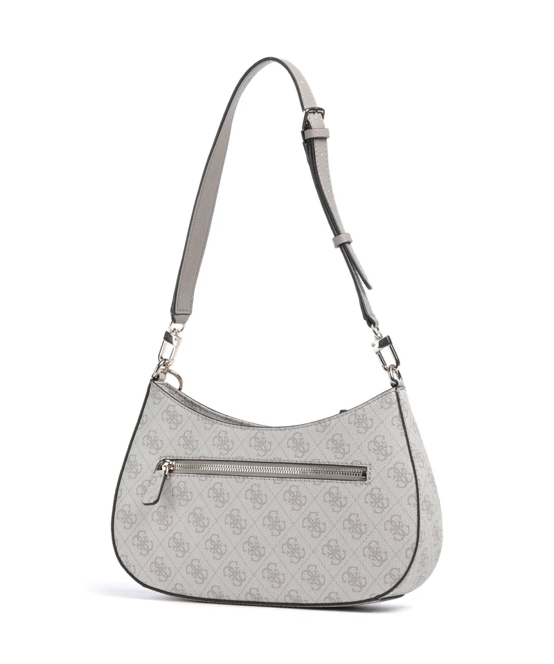 Guess Noelle Bolso de hombro dark taupe logo