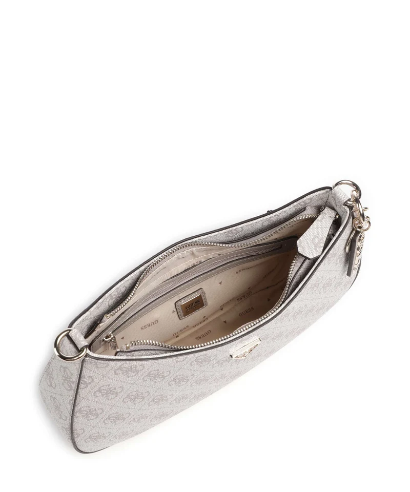 Guess Noelle Bolso de hombro dark taupe logo