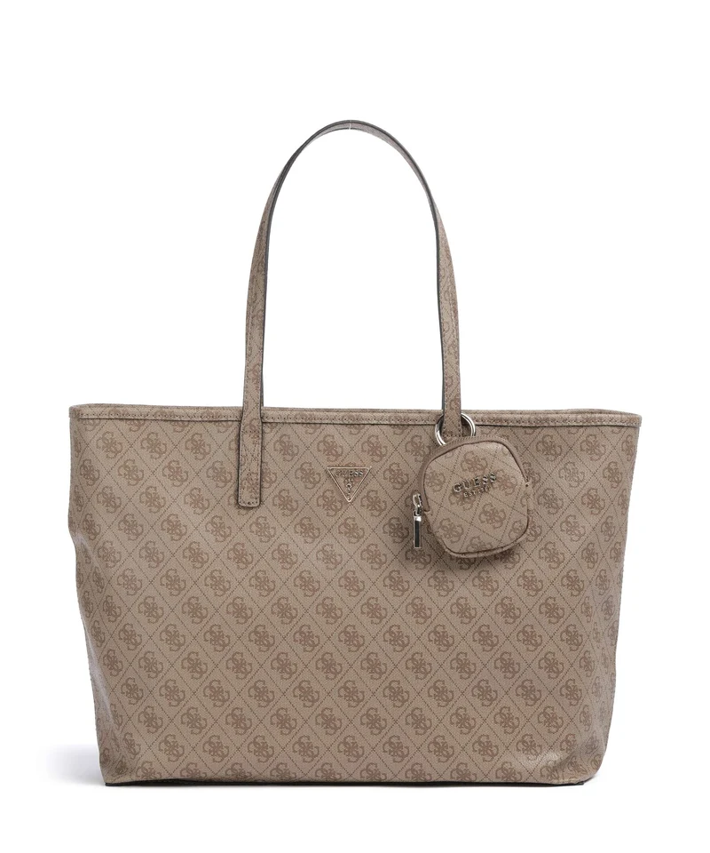 Guess Power Play Bolsa shopping latte logo