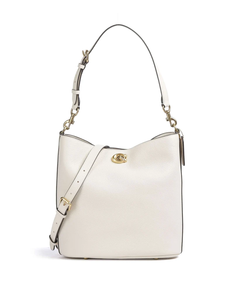 Coach Willow Soft Bolso de hobo chalk