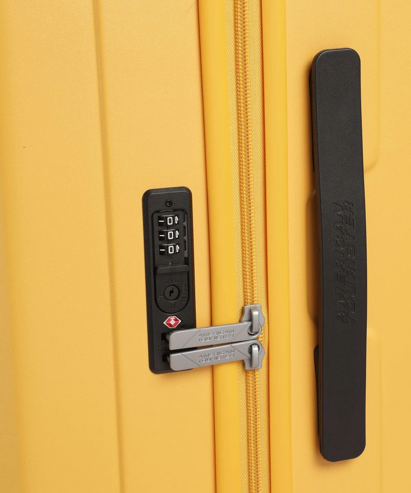 American Tourister Sunset Hills Juego de maletas (4 ruedas) lemon yellow