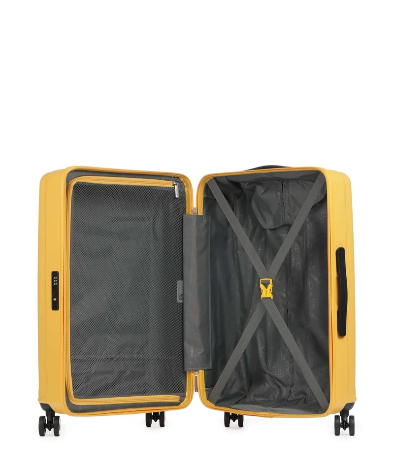 American Tourister Sunset Hills Juego de maletas (4 ruedas) lemon yellow