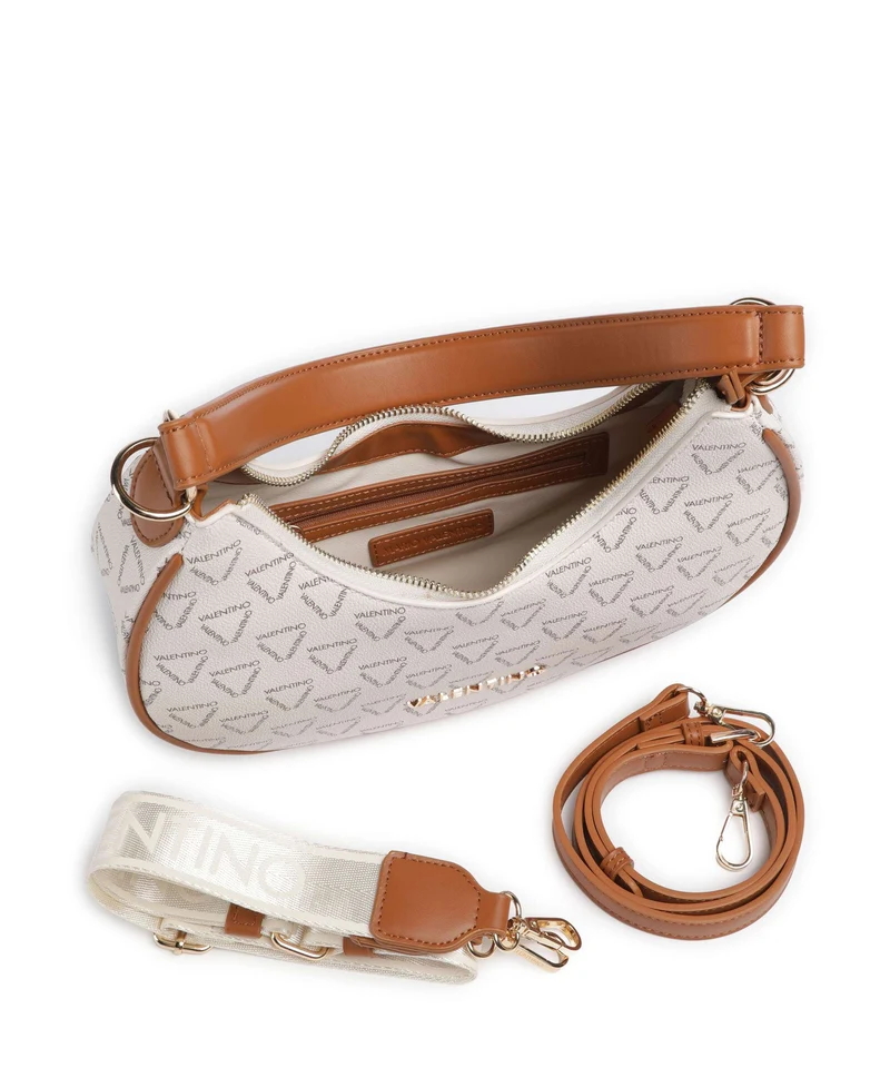 Valentino Bags Shelby Bolso de hombro bianco/cuoio