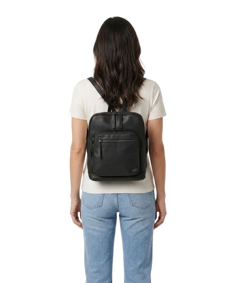 The Chesterfield Brand Wax Pull Up Cow Floran Mochila black