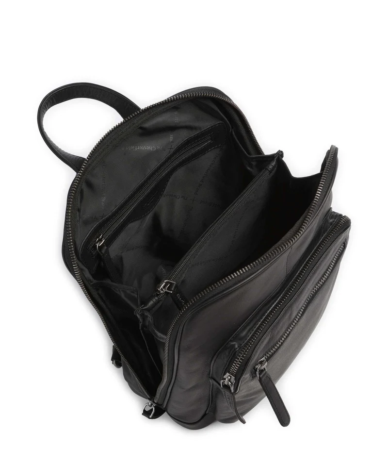 The Chesterfield Brand Wax Pull Up Cow Floran Mochila black