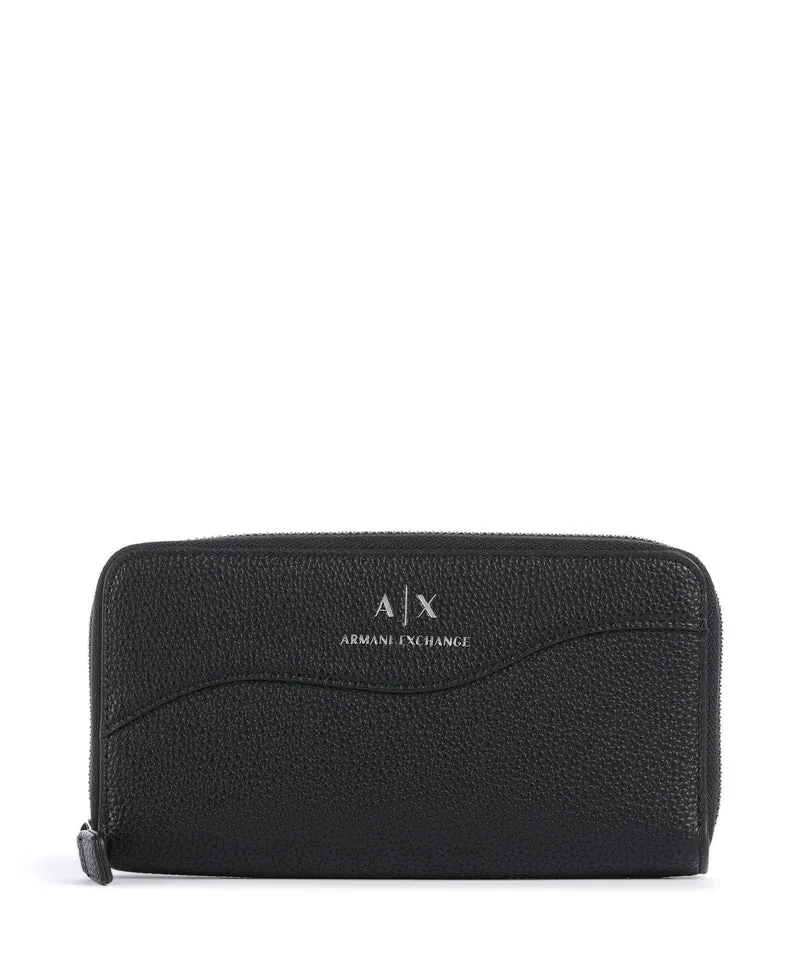 Armani Exchange Wave Monedero nero