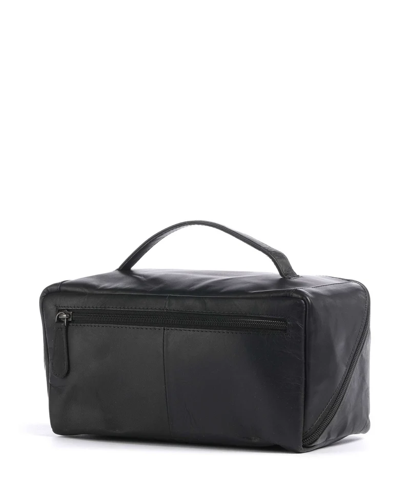The Chesterfield Brand Wax Pull Up Cow Elmia Neceser black