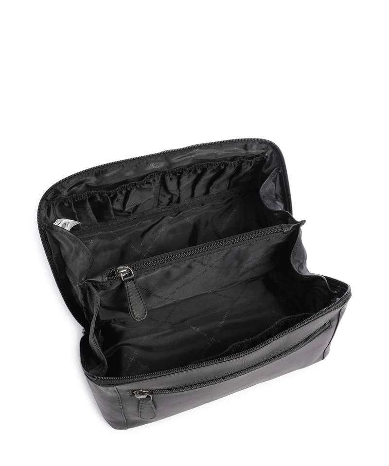 The Chesterfield Brand Wax Pull Up Cow Elmia Neceser black