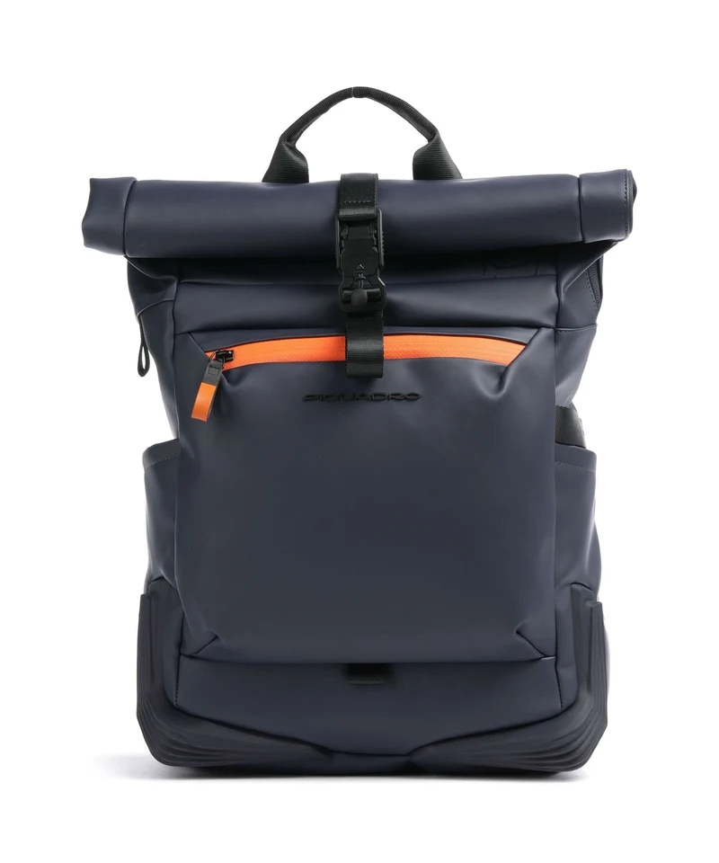Piquadro Corner 2.0 Mochila roll-top blue