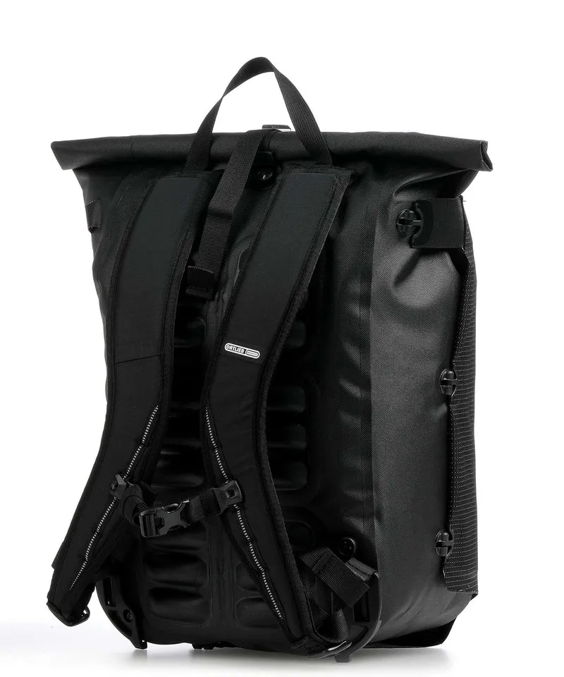 Ortlieb Vario High Vis 26 Mochila roll-top black reflective