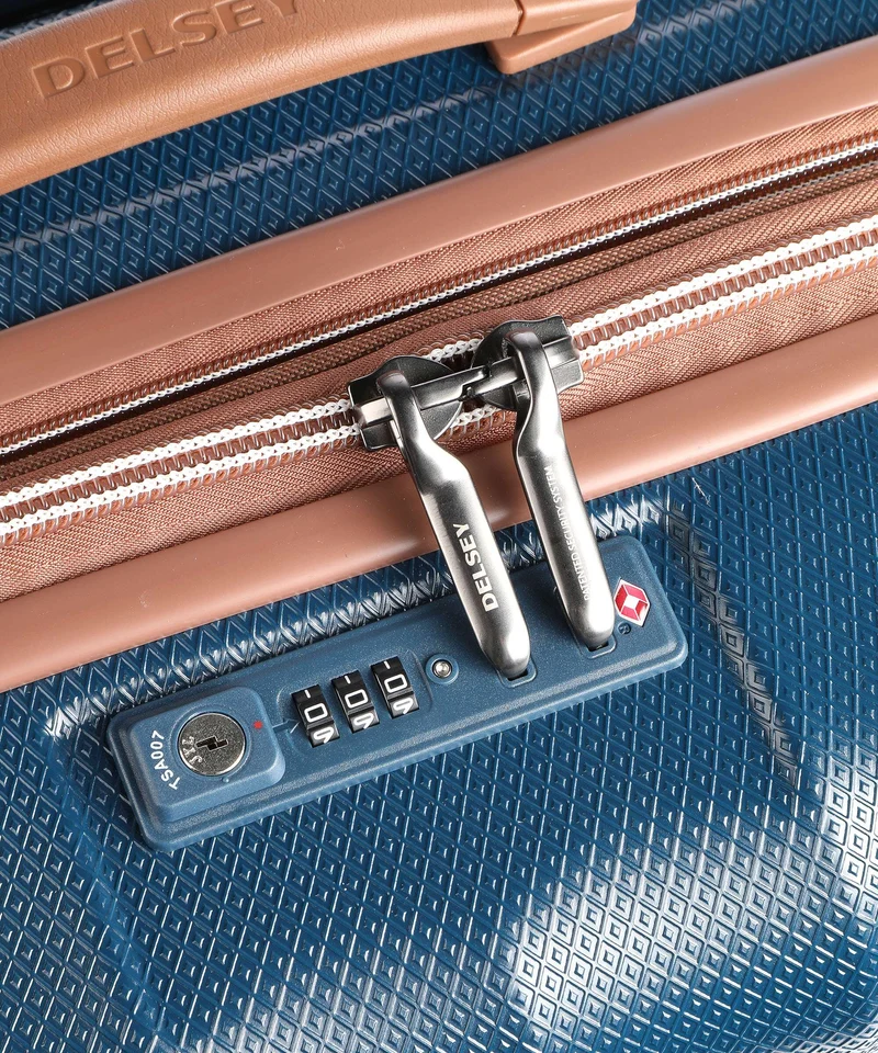 Delsey Paris Carrousel Maleta con 4 ruedas marineblau
