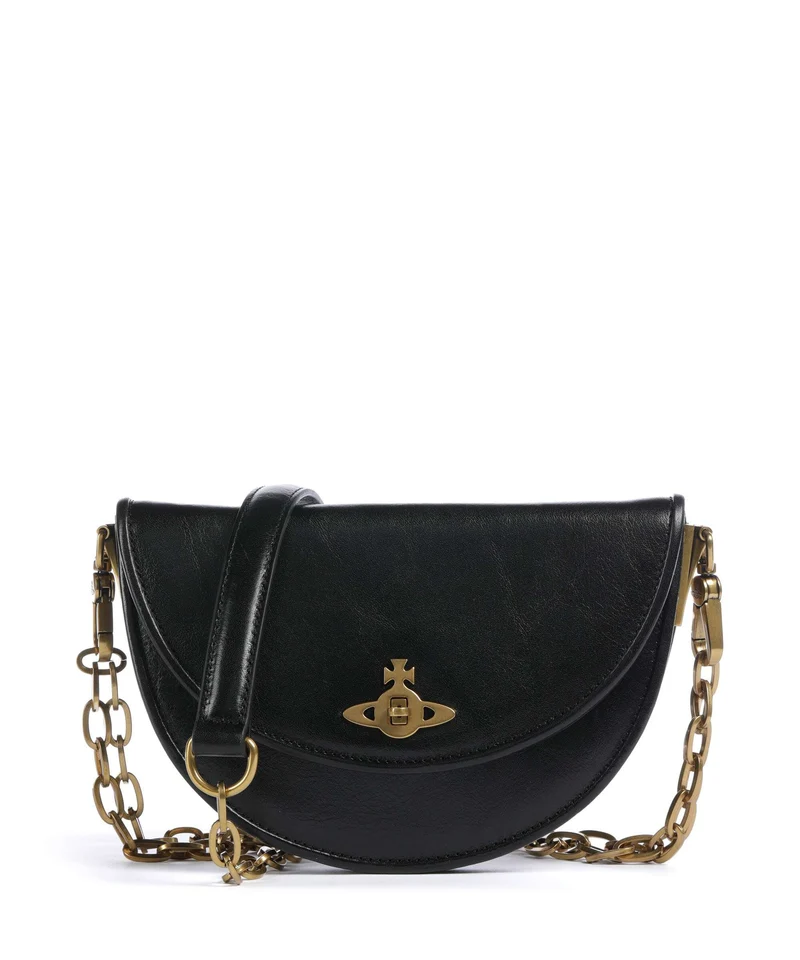 Vivienne Westwood Bonnie Polished Bandolera black