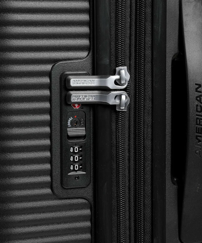 American Tourister Soundbox Maleta con 4 ruedas bass black