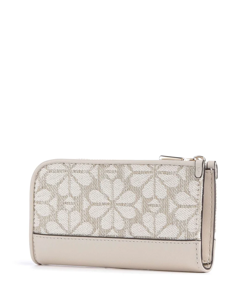 Kate Spade New York Spade Flower Devin Jacquard Tarjetero natural/multicolour