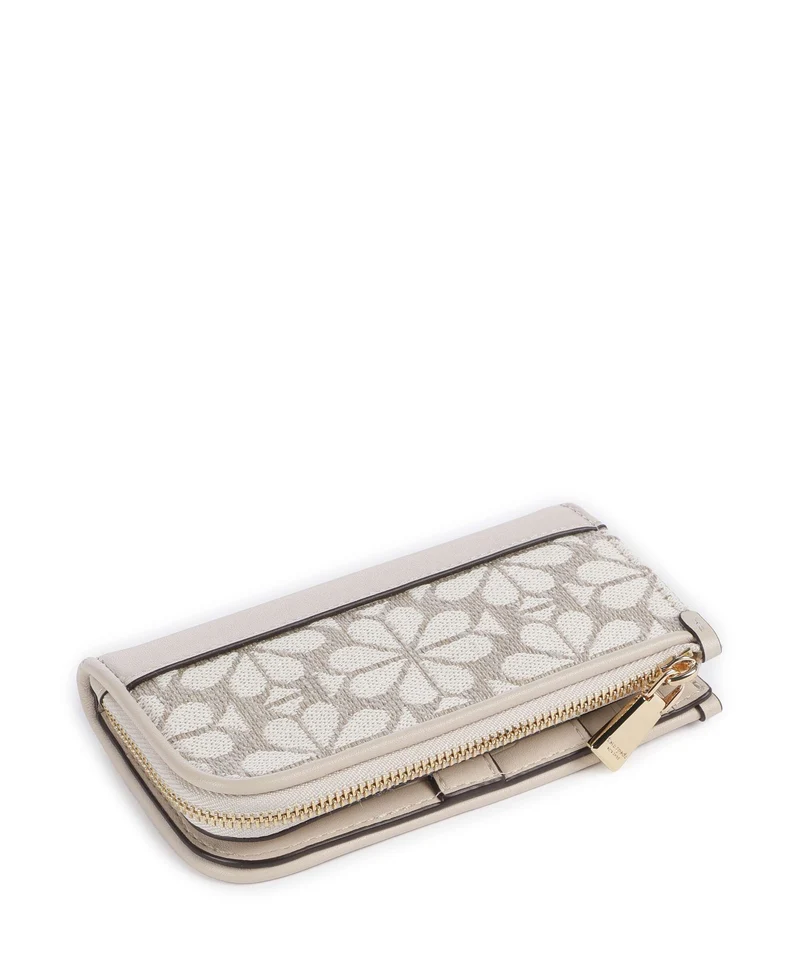 Kate Spade New York Spade Flower Devin Jacquard Tarjetero natural/multicolour