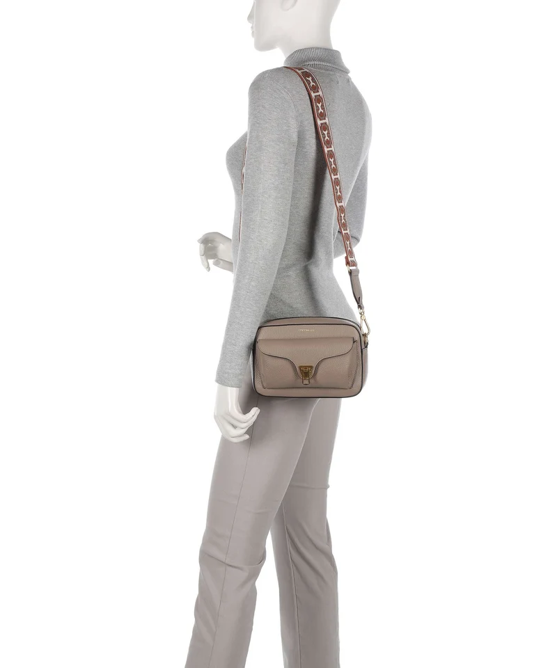 Coccinelle Beat Soft Ribbon Bandolera warm taupe