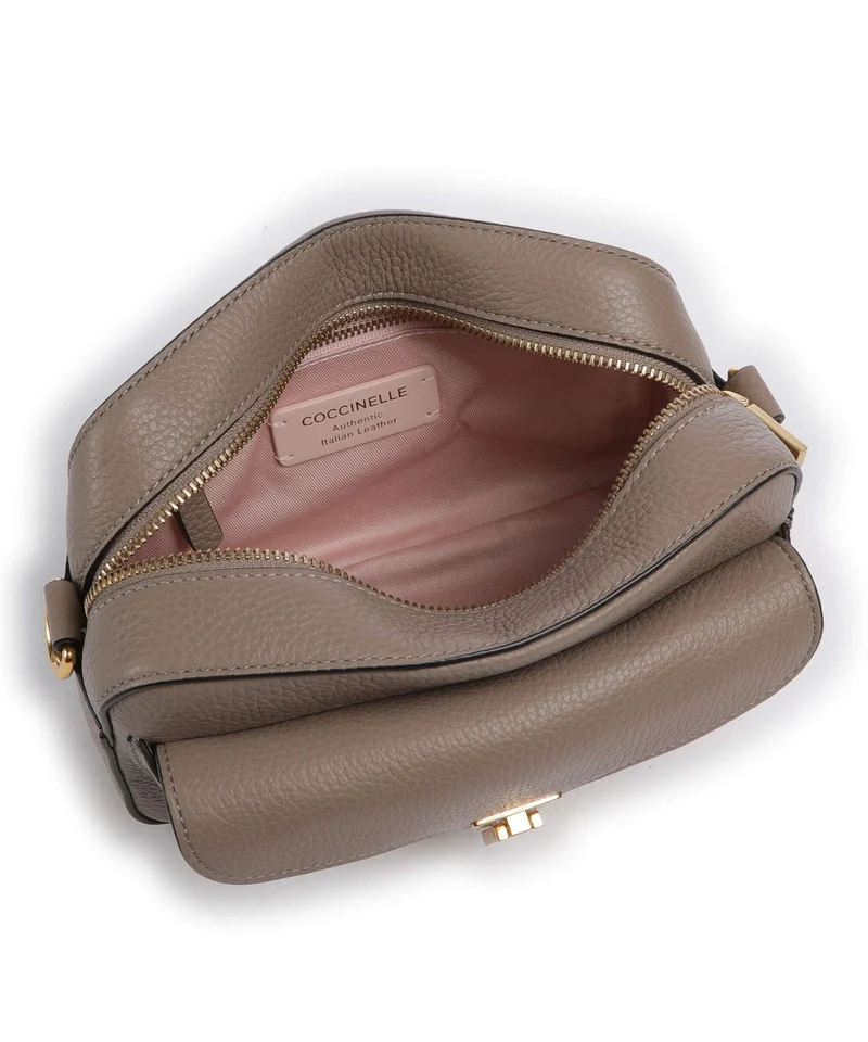 Coccinelle Beat Soft Ribbon Bandolera warm taupe