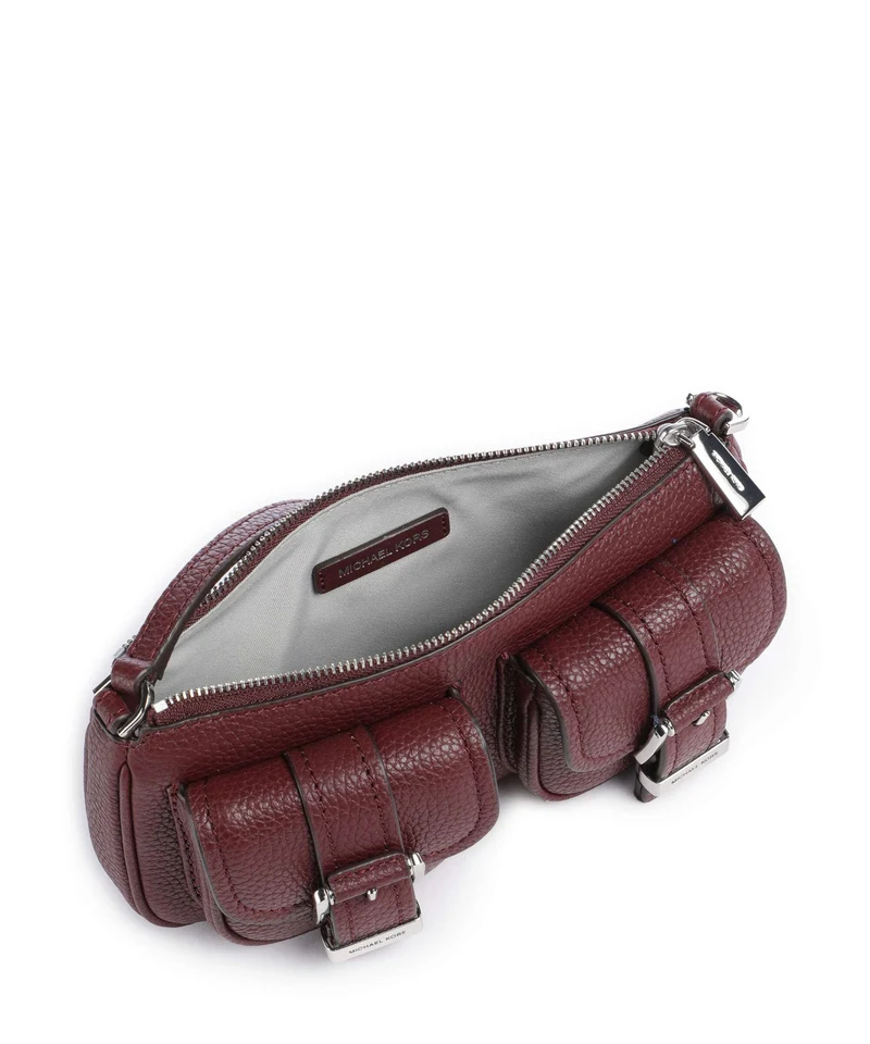 Michael Kors Zoe Small Bolso de hombro oxblood