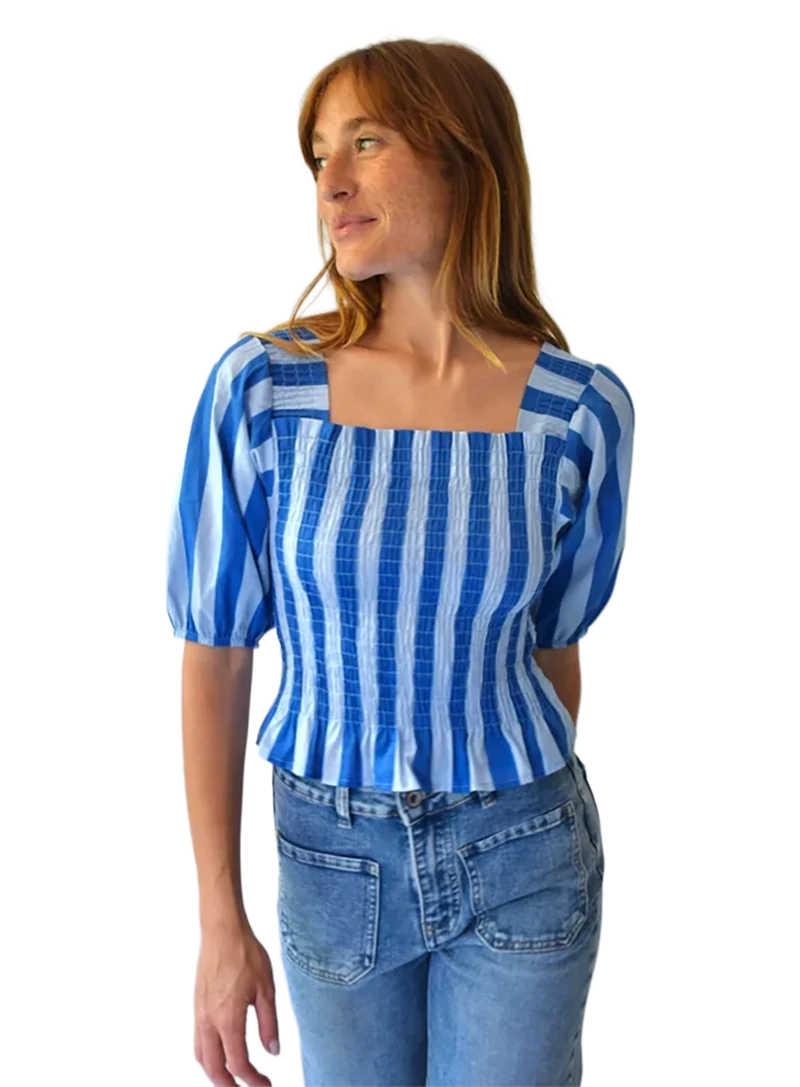 Top Beth Rayas Azul