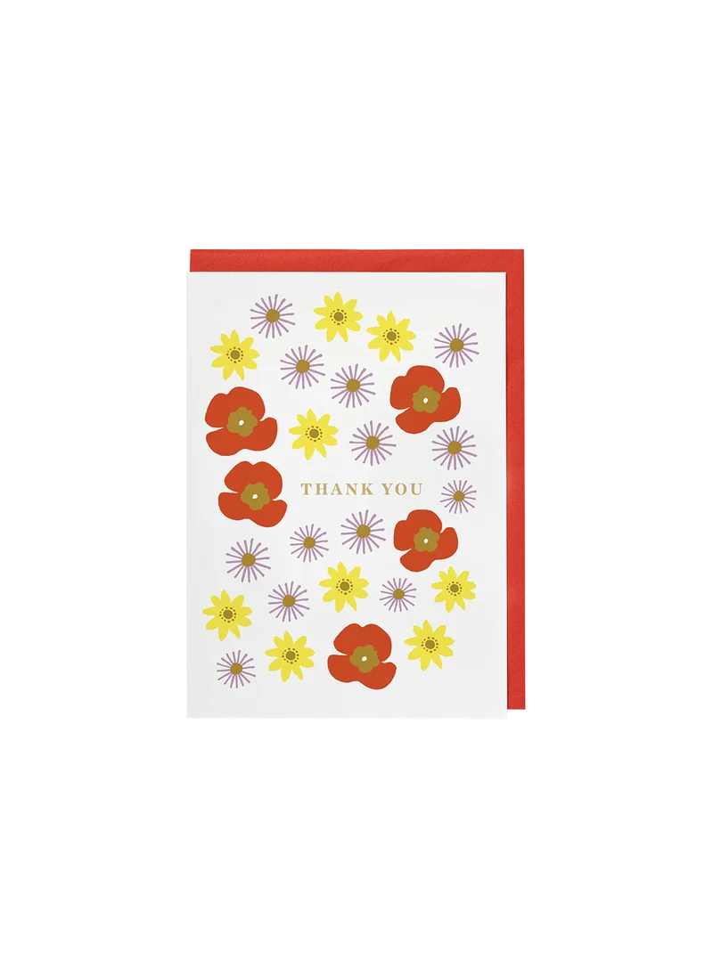 Tarjeta Country Meadow Thank You