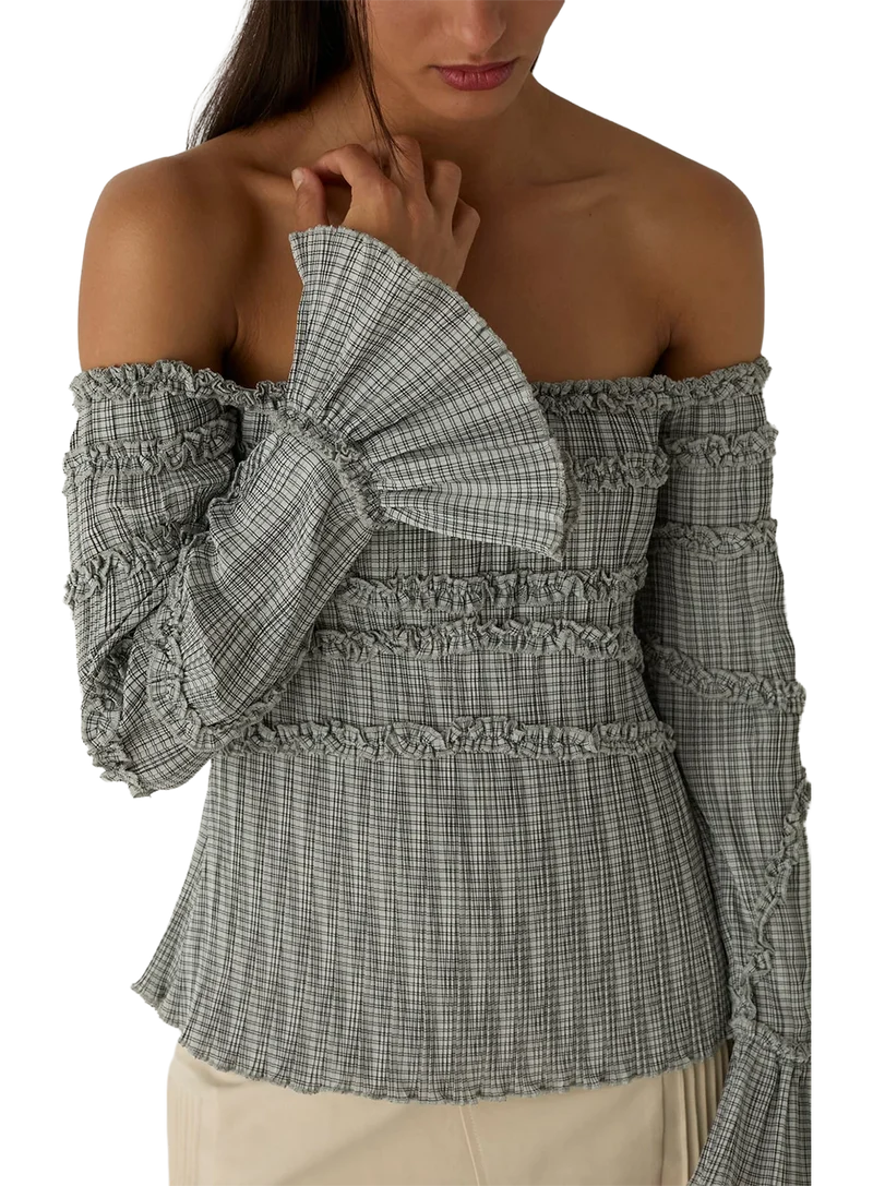 Blusa Petra Squared Textured